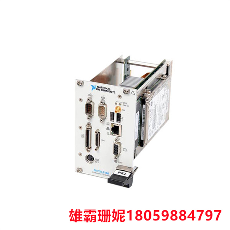 NI  PXI-8186   基于奔腾4的嵌入式控制器    可用于任何PXI或CompactPCI系统