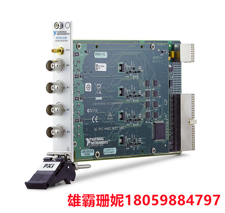 NI PXI-4461 PXI 声音和振动模块   适用于声音和振动应用