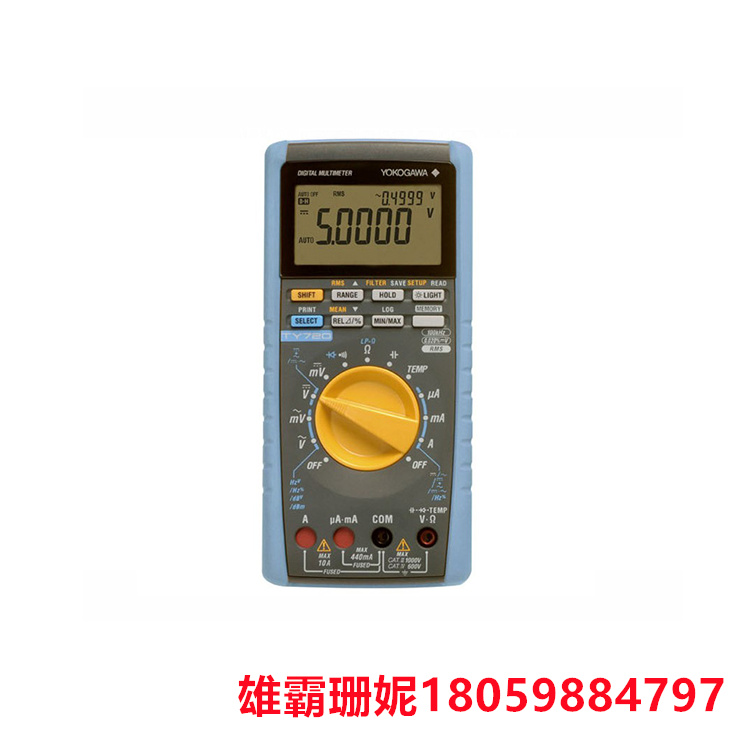 YOKOGAWA   TY720 数字万用表    低功率电阻对于交流电压/电流