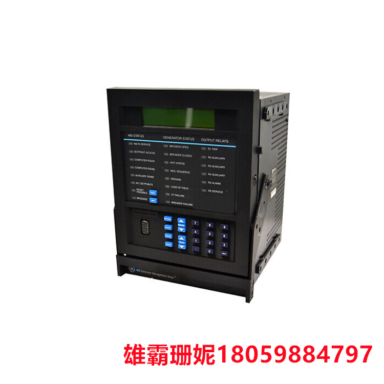 GE   SR489-P5-HI-A20-E-H  发电机管理继电器    该继电器具有 5 A 相位 CT 次级