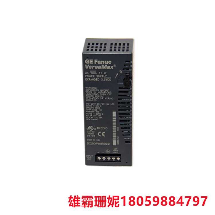GE	IC200PWR002B  模块   它还具有 10 伏直流时的 25 安培