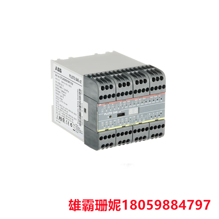 ABB   Pluto B46 v2 2TLA020070R1700   冥王星B46 v2可编程安全控制器