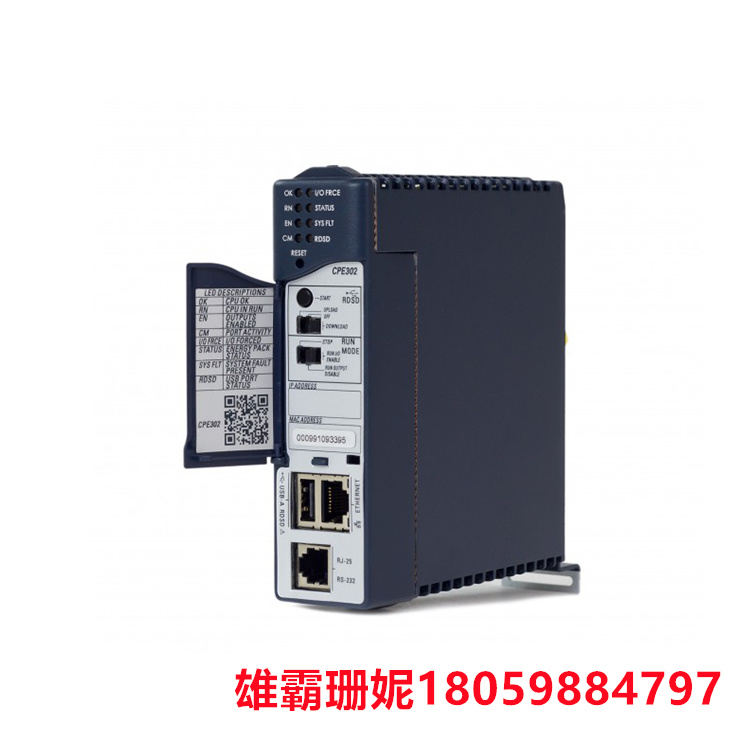 GE   IC695CPE302  控制器    它具有模块化设计，带有可编程控制器