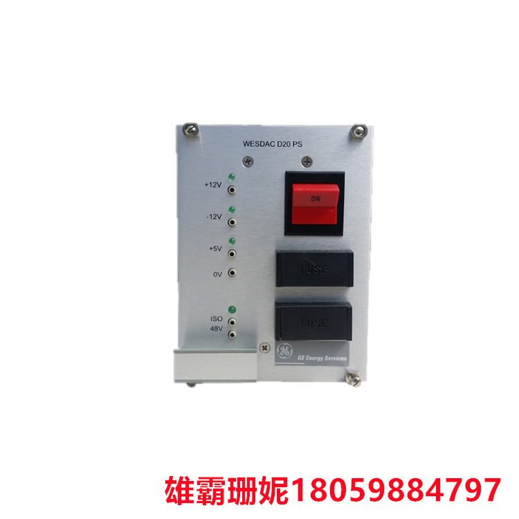 GE  WESDAC D20 PS   模块   底部模块WESTERM D20S是所有现场布线的端接位置