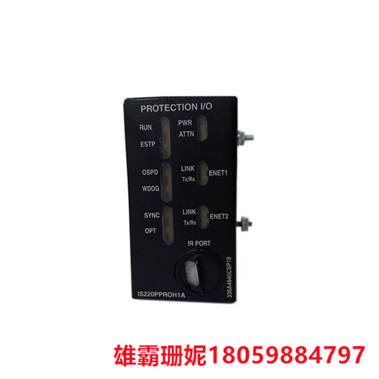 GE   IS220PPROH1A  备用涡轮机保护（PPRO）I/O包    构成了一个典型的保护系统