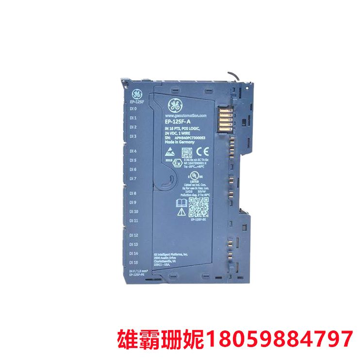 GE   EP-125F   16通道输入模块    模块上的输入支持1线传感器连接