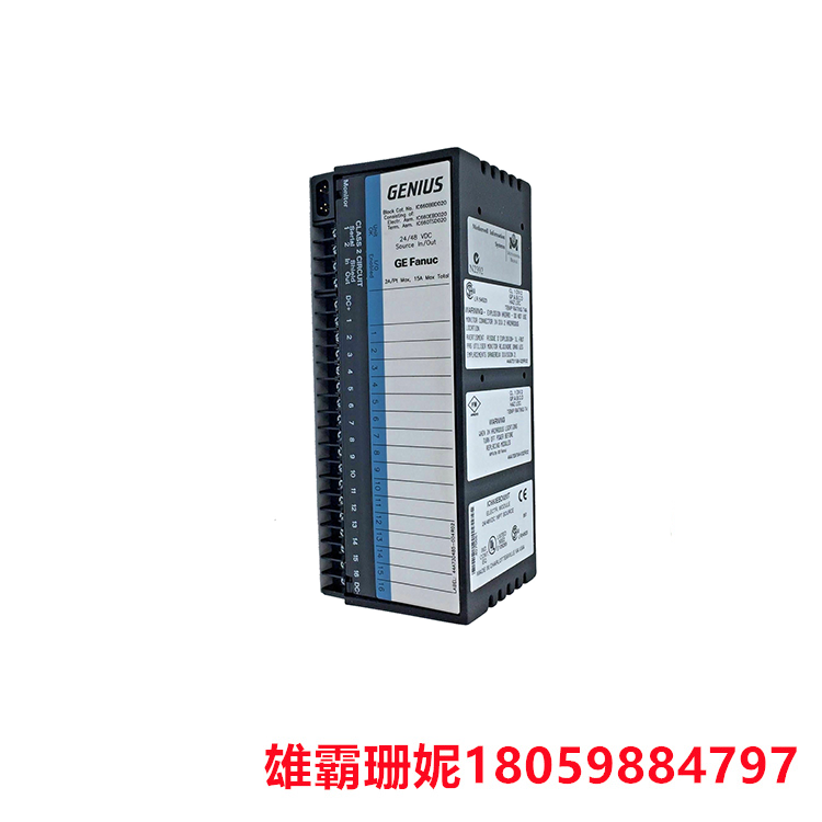 GE   IC660EBD020  模拟输出模块    用于形成 Genius I/O 16 通道