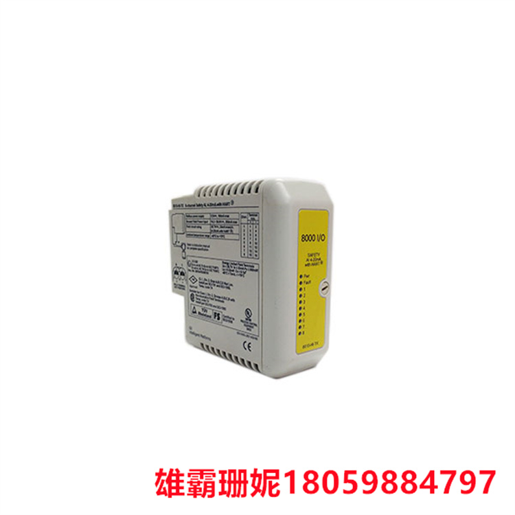 GE  8810-HI-TX-01  8通道安全模拟输入    它提供各种I/O功能