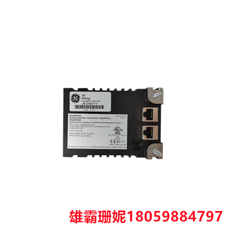 GE  IS220PRTDH1A   电阻温度器件输入模块    包括用于 I/O 单元两个以太网端口的 LED 指示灯