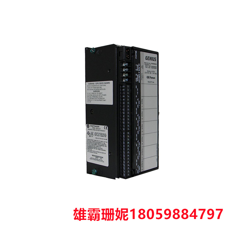 GE  IC660BBA020   电压模拟模块   I/O 已启用和单元正常 LED 指示块的运行状态