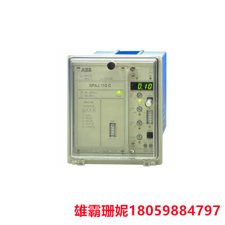 ABB  SPAJ110C  接地故障继电器    继电器有两个保护级