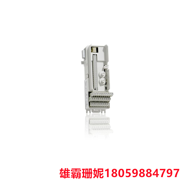 ABB   TU810V1  紧凑型模块终端单元    使用单线连接的 I/O 模块的紧凑安装。