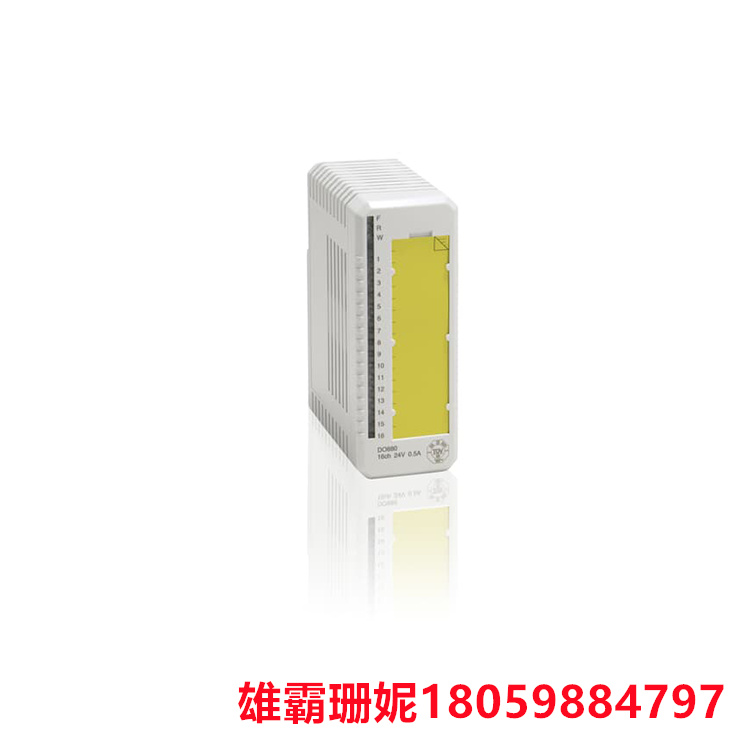 ABB   DO880-1   16 通道 24 V 数字输出模块   适用于单通道或冗余应用