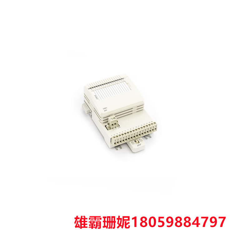 ABB  DI801   24 通道 800 V 数字输入模块    进行过程和电源连接