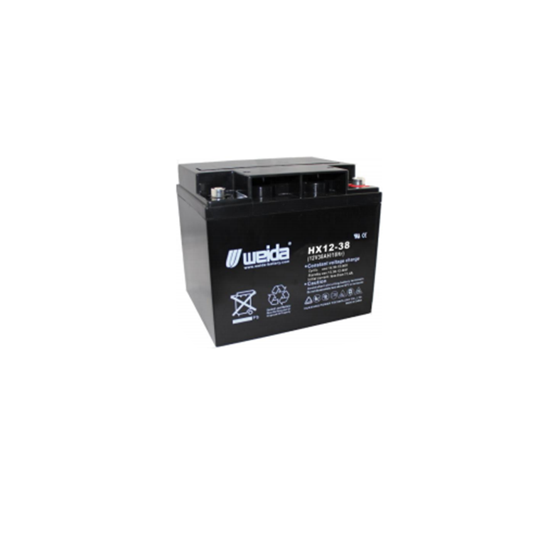 威达蓄电池HX12-38/12V38AH   适用于备用和储能电源运用