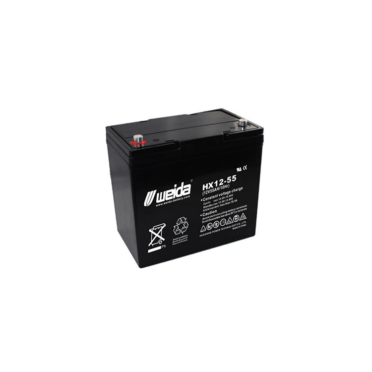 威达蓄电池HX12-55/12V55AH  特殊的极板设计，循环运用寿命长