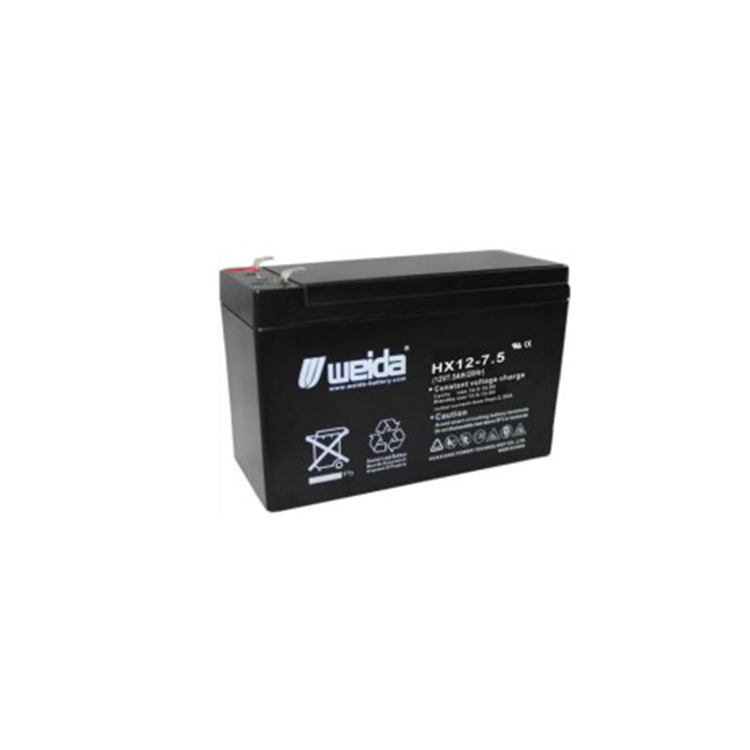 威达蓄电池HX12-7.5/12V7.5AH   稳定负载电池母线