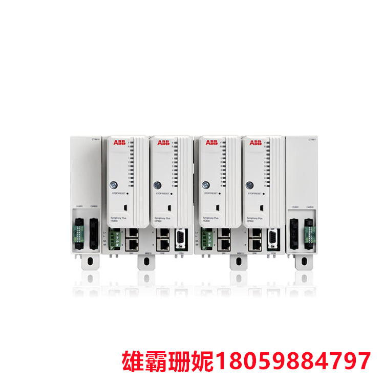 ABB      CTB810,HN800   通信终端板连接到MB810左侧     将电容器的一端接地