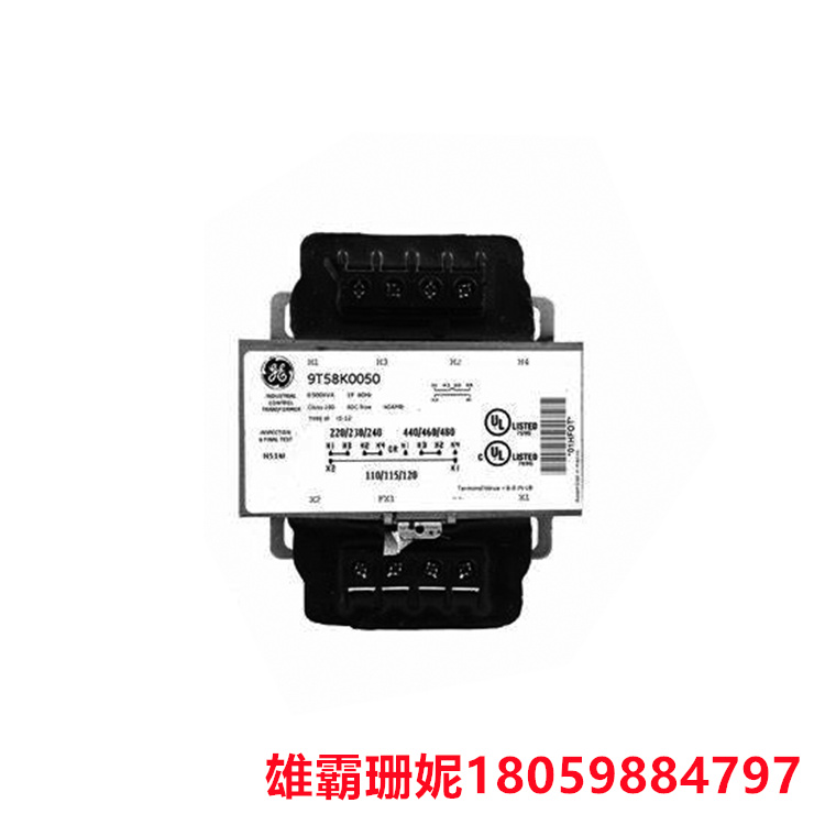 ABB   9T58K2812      IP型控制电源变压器     可选的保险丝盒适配器套件可实现输入和输出的灵活性