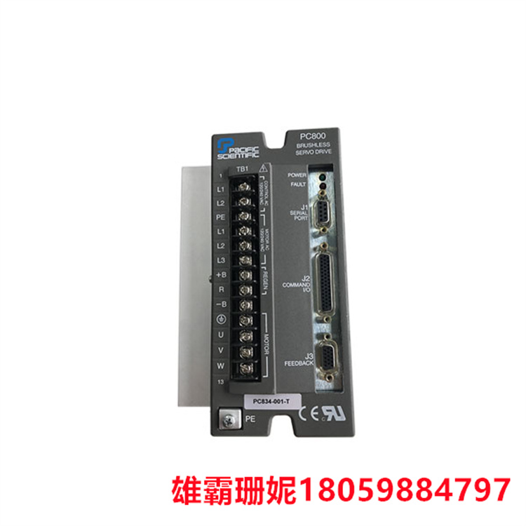 PACIFIC SCIENTIFIC    PC834-001-T     模拟量输入模块       采用RS-485总线作为数据通信线路