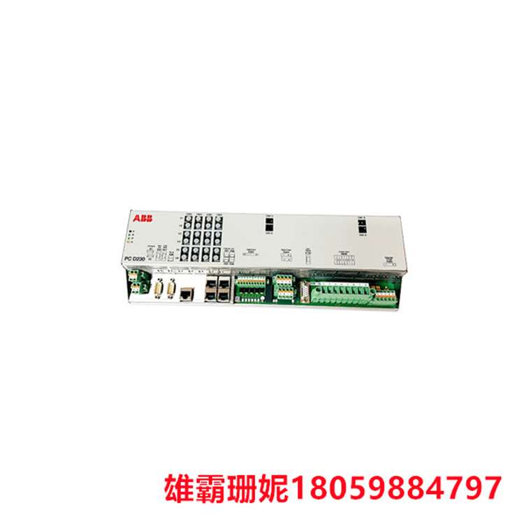 ABB     PCD230A 3BHE022291R0101   励磁控制器     它主要用于控制和调节电机的励磁电流